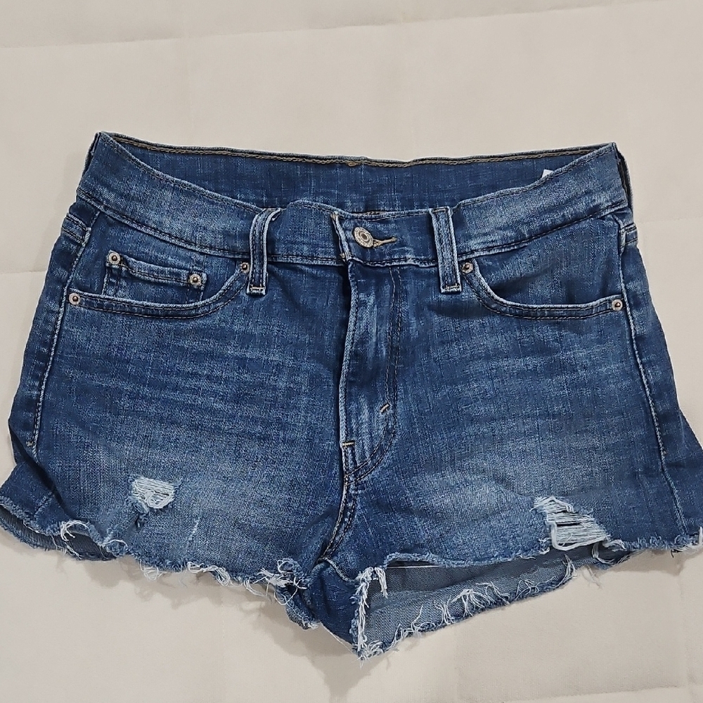 Levi's Classic Blue Jean Shorts Cutoffs size 27